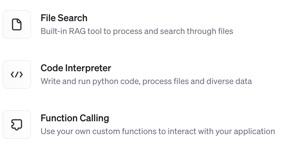 Assistant Tools